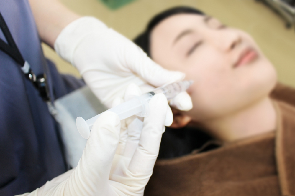 脂肪溶解注射　注入風景