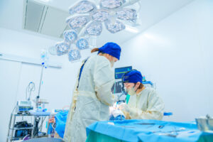 ビスポーククリニックのオペ風景