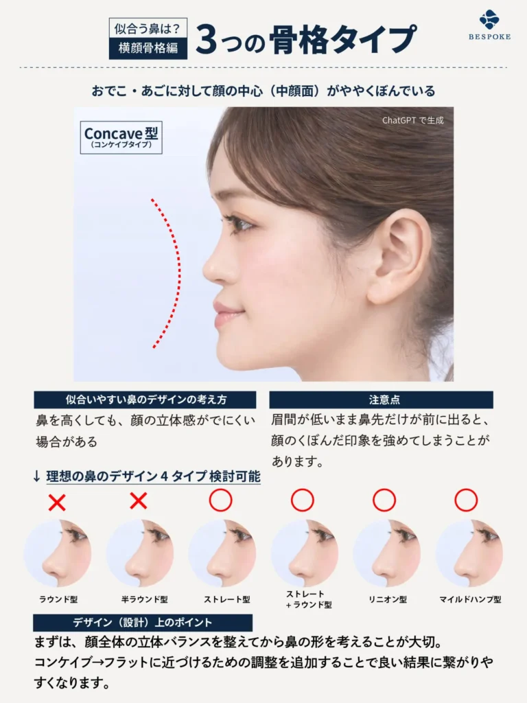横顔デザイン_コンケイブ型