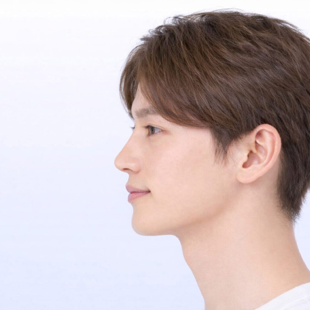メンズ鼻のデザイン_ストレート+ナジオン高
